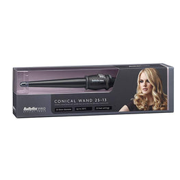 Babyliss Pro 25mm-13mm Conical Wand Black