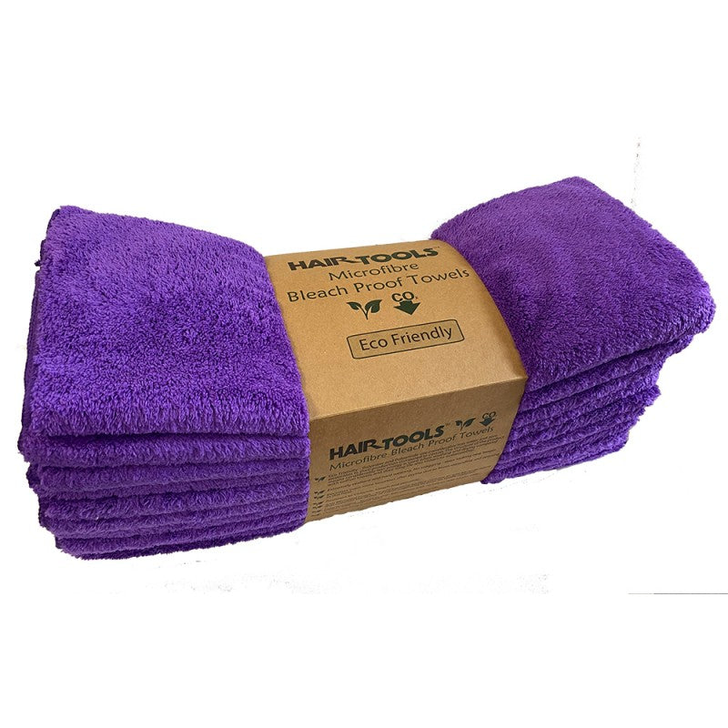 Maguire Hair & Beauty Supplies - Hair Tools Microfibre bleach proof Towels  features and benefits include: ♻️Eco-Friendly - Polyester and Polyamide use  considerably less water and zero pesticides in their production compared