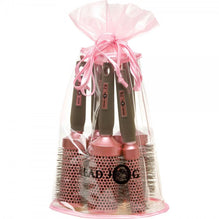 Head Jog Oval Bag Pink Brush Set